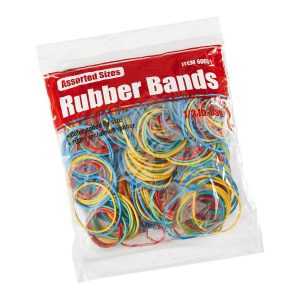 Ligas de hule surtidas de 1/2 libra para hogar, taller u oficina | 60651