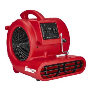 Soplador de piso BAUER 2400 CFM, 1/3 HP con 3 velocidades y 4 ángulos de inclinación | 57954