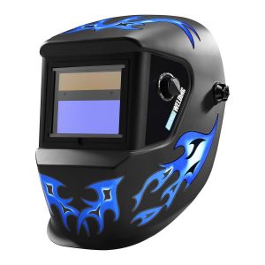 Casco de soldar con lente auto-oscureciente Blue Design | 61610