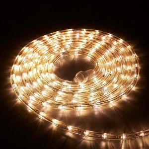 Luminaria LED tipo cuerda de 18 pies (5.5 m) LUMINAR OUTDOOR, luz cálida, para interior y exterior | 56423