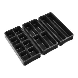 Juego de organizadores de cajón de 3 piezas con 14 compartimentos | 99731