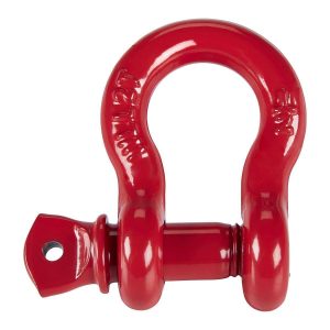 Grillete tipo D de 1/2 pulgada para ATV, color rojo | 58639
