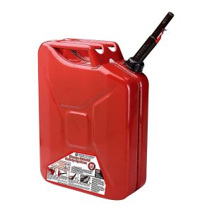 Bidón de gasolina de acero de 5 galones con sistema de seguridad FlameShield | 56418