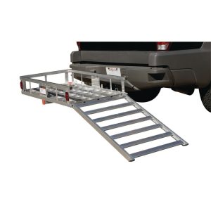 Portaequipos de aluminio para silla de ruedas y scooter con capacidad de 500 lb | 67599