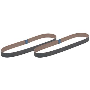Lija de banda de zirconio, 1 pulg. x 30 pulg., grano 40, paquete de 2 | 60426