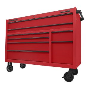 Gabinete rodante de 56 x 22 pulgadas, Serie 3, color rojo | 58714