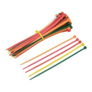 Cable Ties Fluorescentes de 8 Pulgadas, Paquete de 100 | 98727